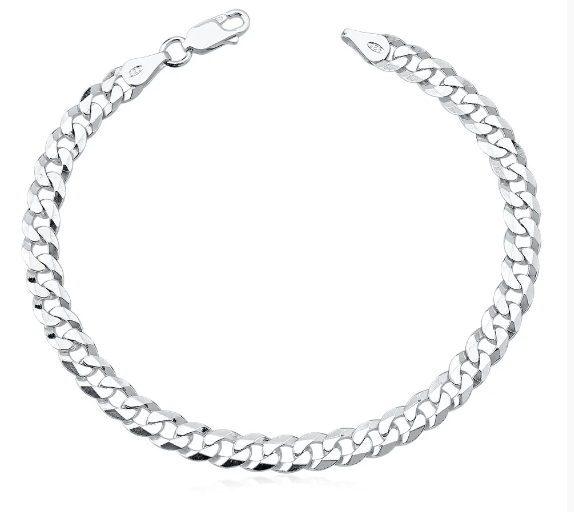 Pulseira Grumet 6mm em Prata 925