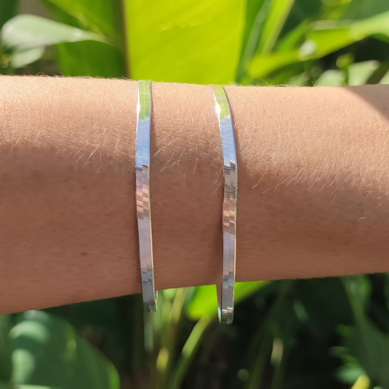 Pulseira Laminada em Prata 925
