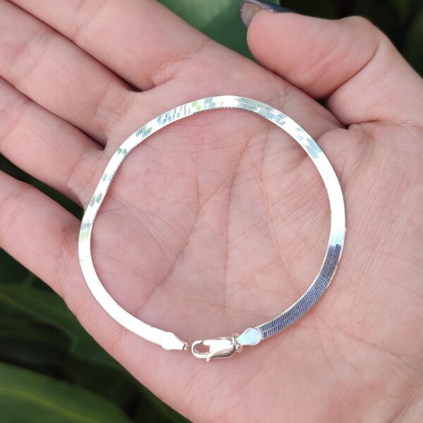 Pulseira Laminada em Prata 925